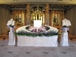 家族葬の祭壇（一例）